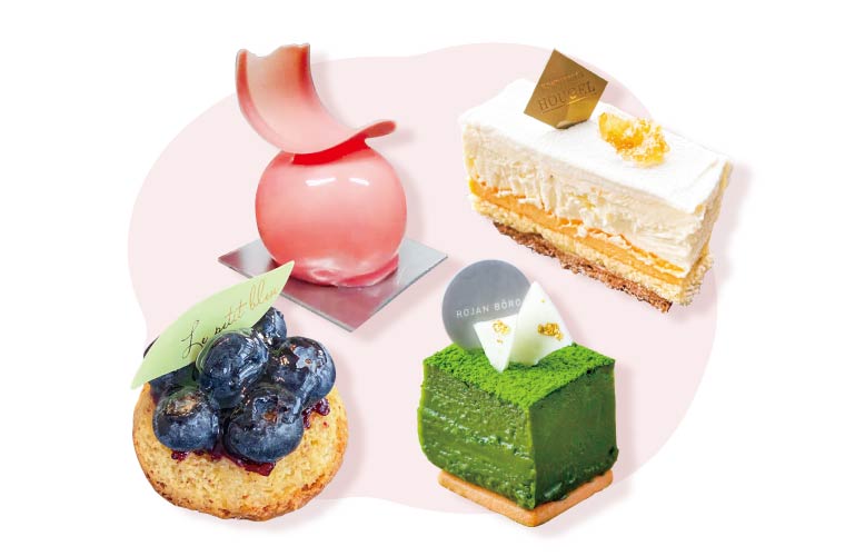 おいしい、かわいいいちごスイーツ集合