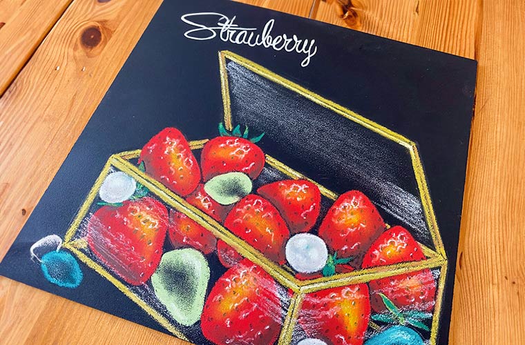 チョークアート体験！